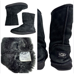 Women's UGG Australia Classic Short Boots Size 7 Black